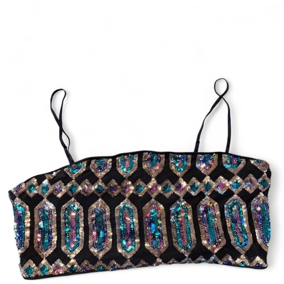 Sequin Flared Pants Set - Picture 6 of 9